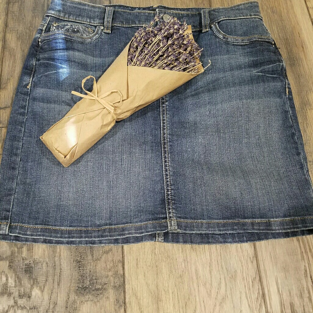 WHBM Jean skirt