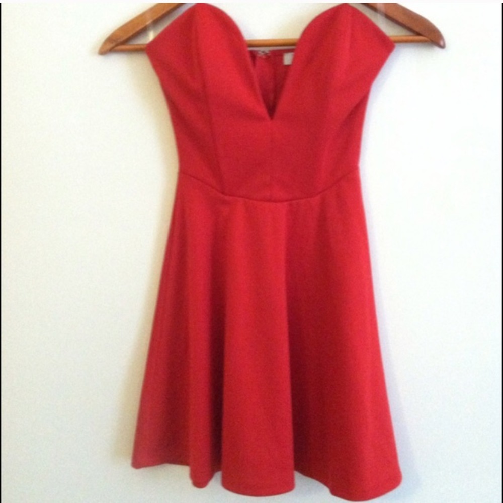 TOBI Red Skater Dress!
