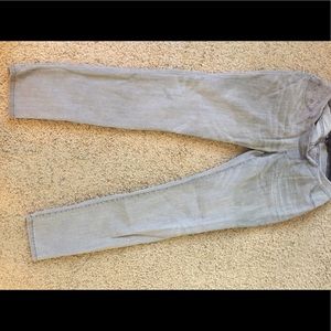 Gray jeans maternity pants