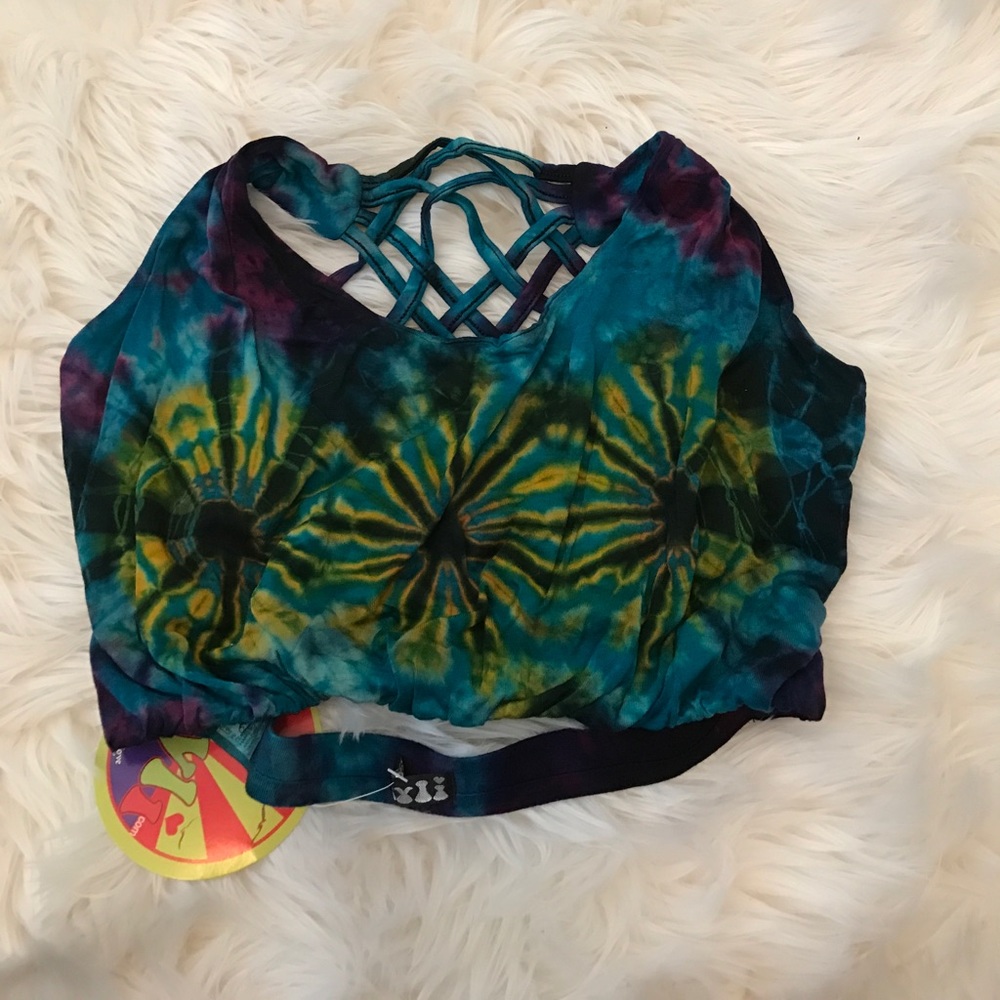 💕Final Sale💕Jeweled Color Bralette - Picture 2 of 3