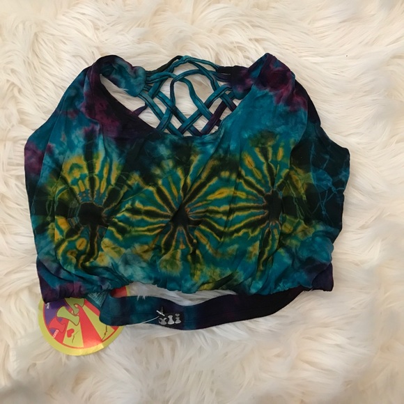 💕Final Sale💕Jeweled Color Bralette - Picture 2 of 3