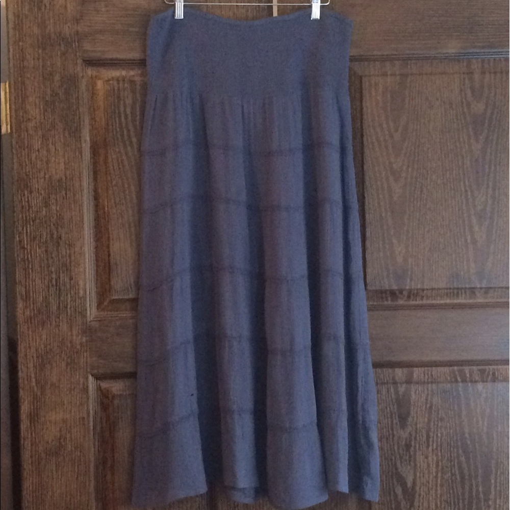 H & M Blue Maxi Skirt