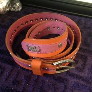 Vintage Dolce & Gabbana Studded Belt