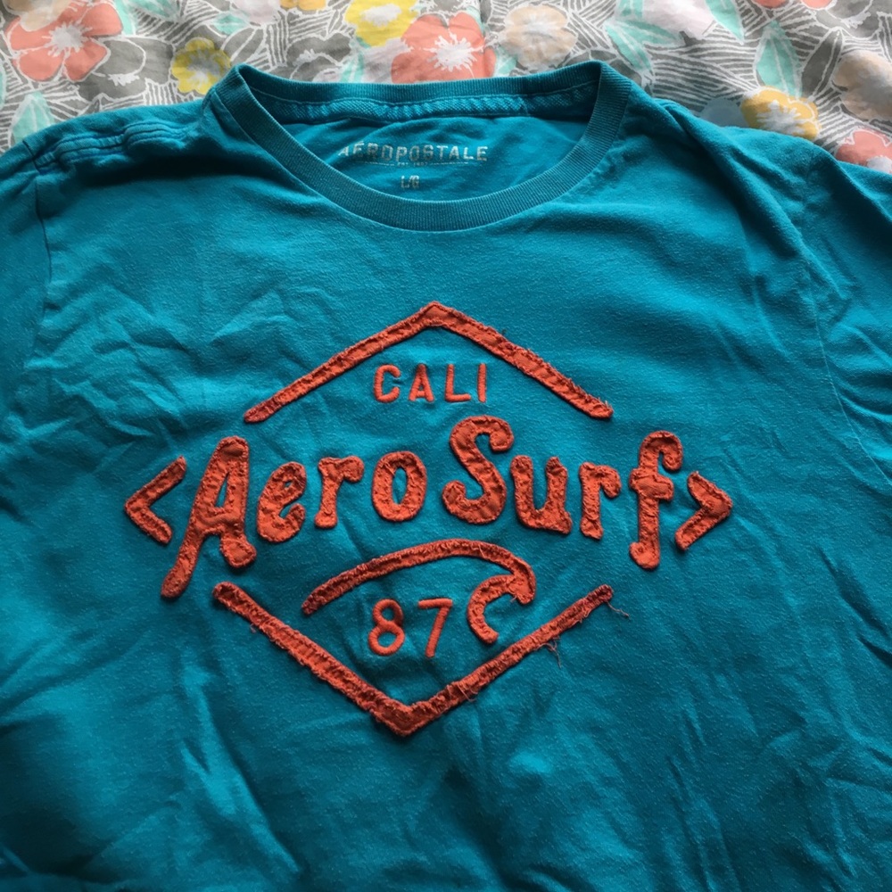 Aéropostale Teal CALI shirt