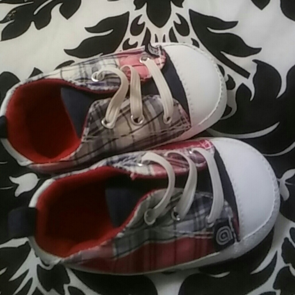 Inflant Boy Plaid Shoes