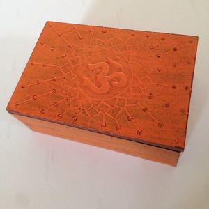 Ohm Symbol Memory/Jewelry Box
