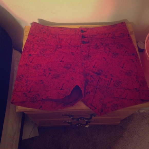 High Waist Sailor Shorts - Picture 1 of 1