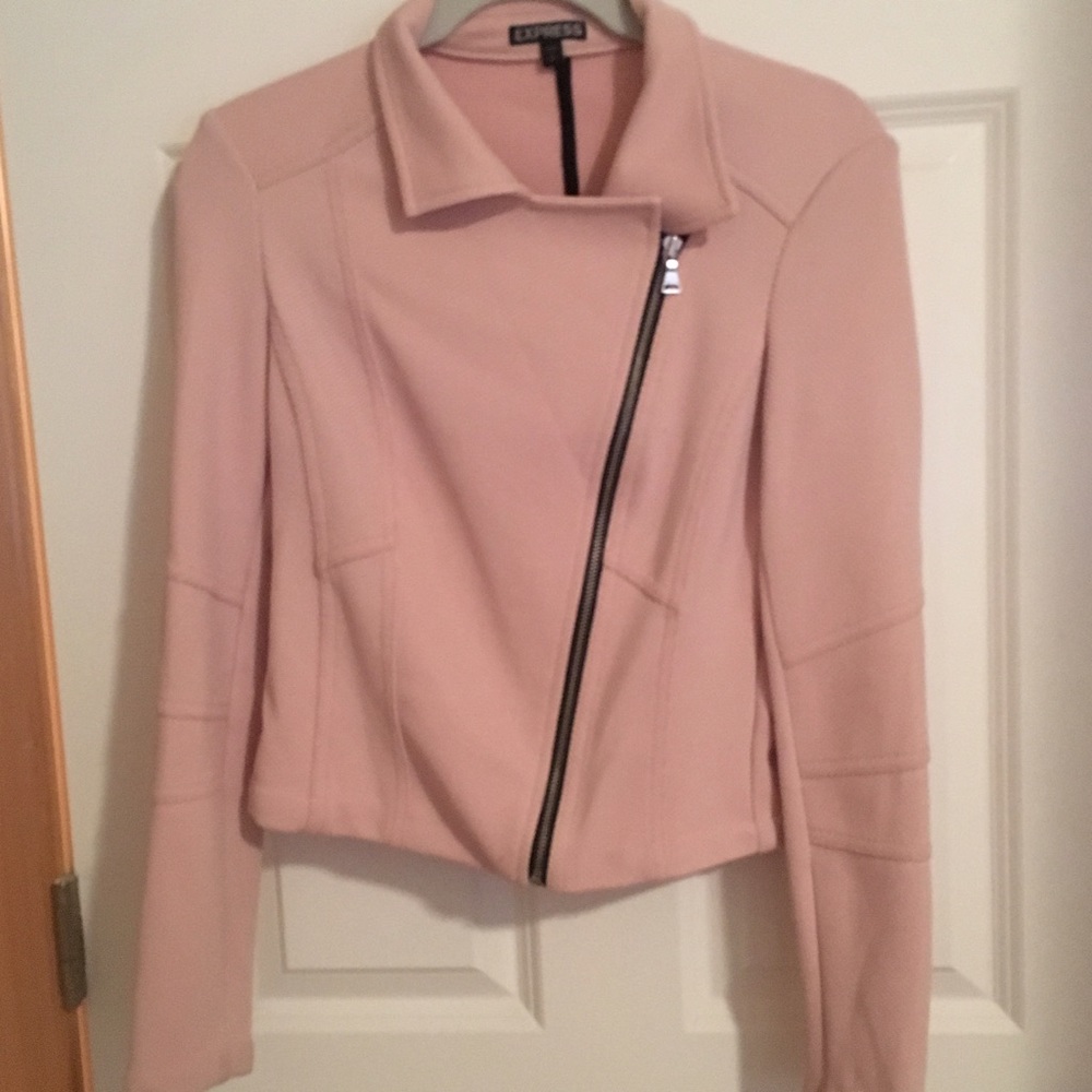 Pink zip jacket