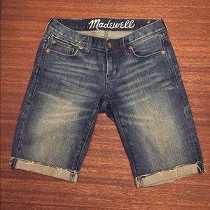 Madewell denim bermuda boyshorts