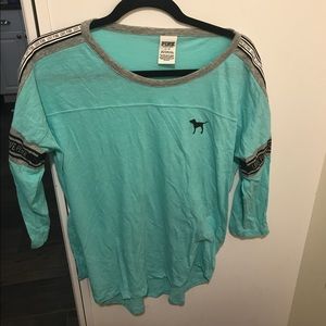 Victoria's Secret pink top 3/4 sleeves