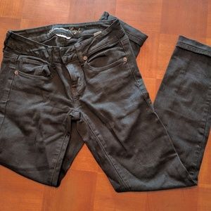 AEO Low-Rise Black Skinny Jeans