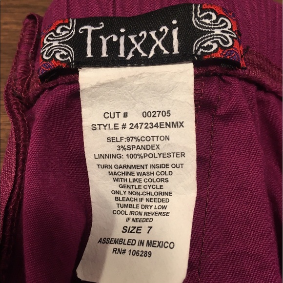 Trixxi strapless red wine dress - Picture 7 of 7