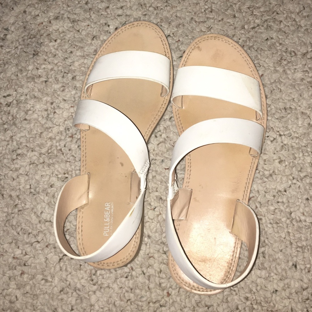 White Strappy Sandals