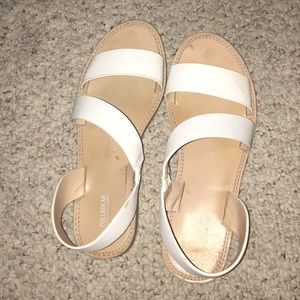 White Strappy Sandals