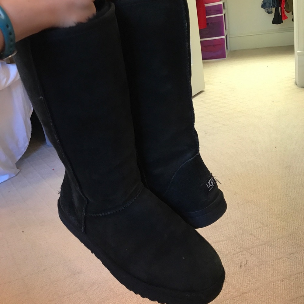 UGG BOOTS. Tall Black