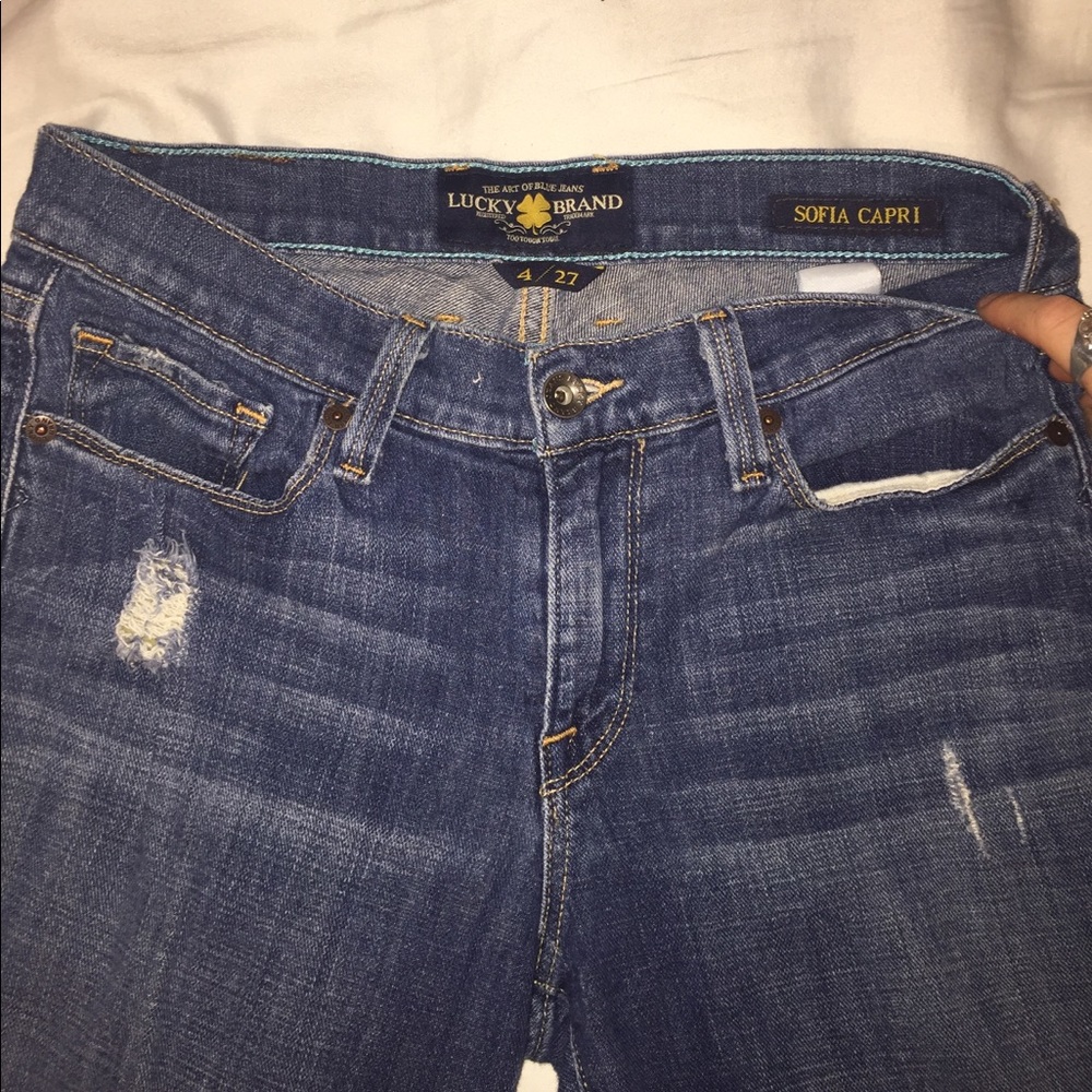 Lucky Brand Sofia Capri size 4/27