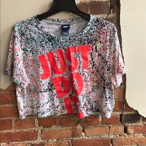 Nike cropped shirt