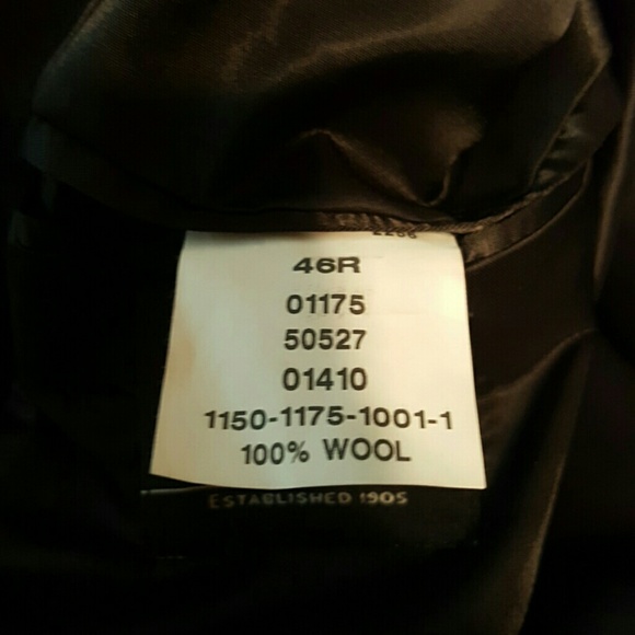 Jos A Bank Topcoat 46 chest - Picture 3 of 4