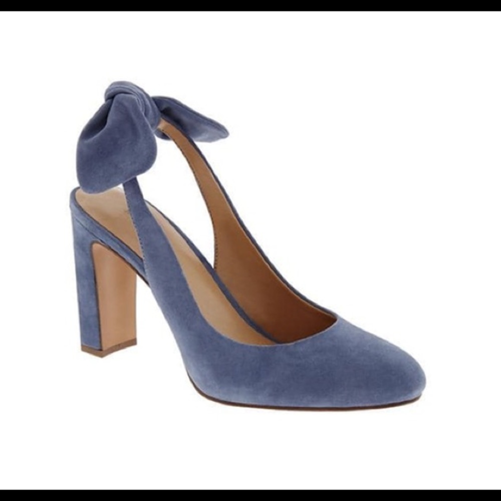 Banana Republic Cadi blue heels