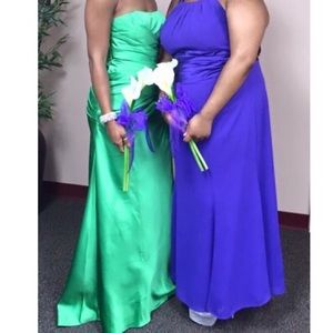 David's Bridal Kelly Green Dress - Item: 20061599