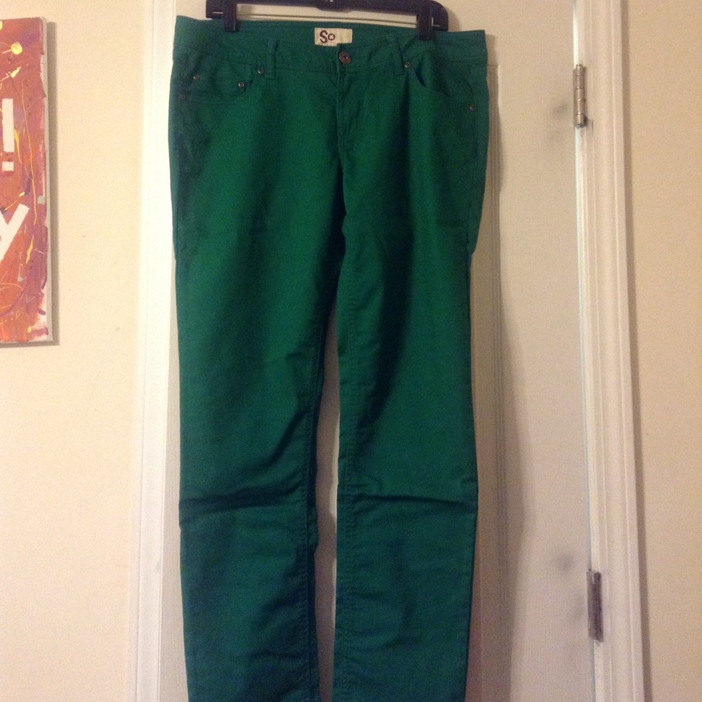 Green Skinny Jeans
