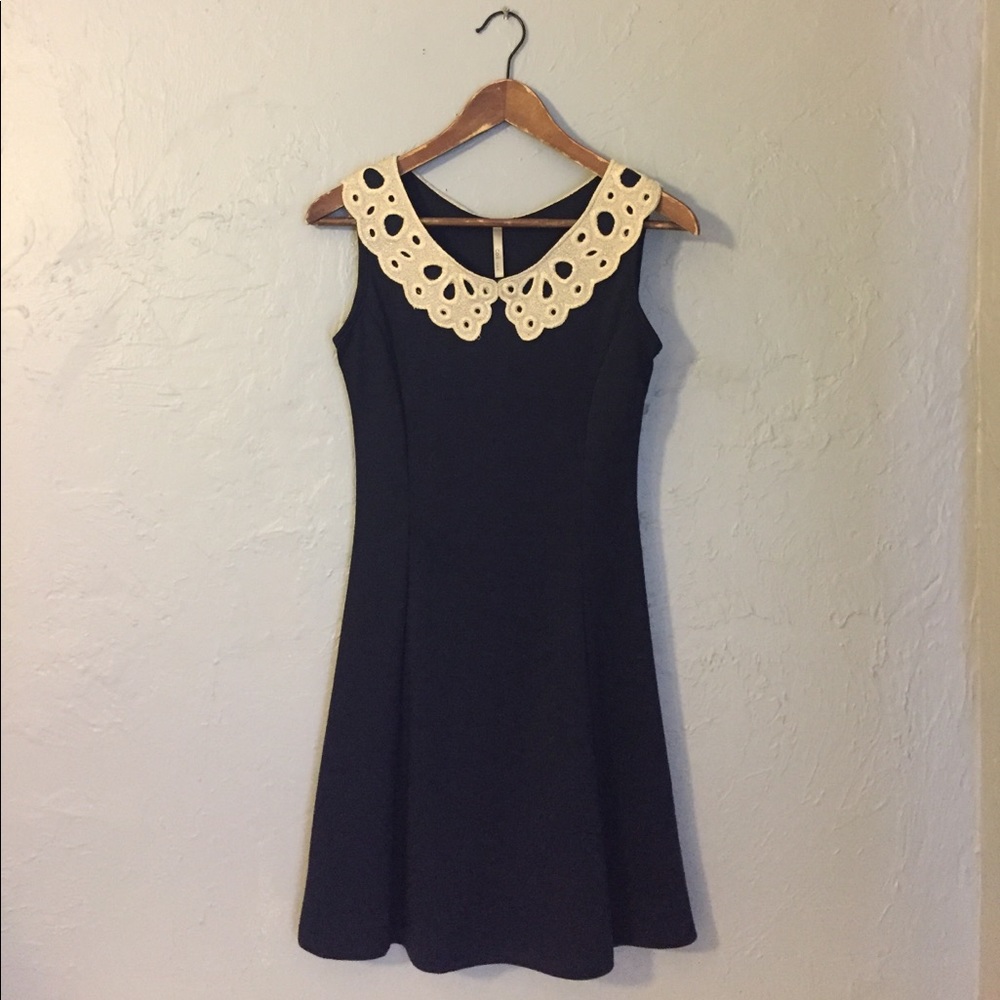 Modcloth navy embellished dress