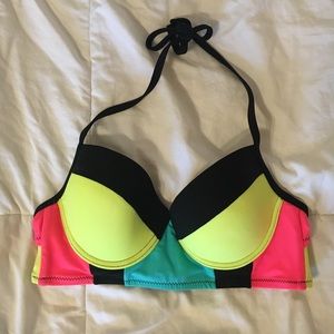 Colorblock Underwire Bikini Top