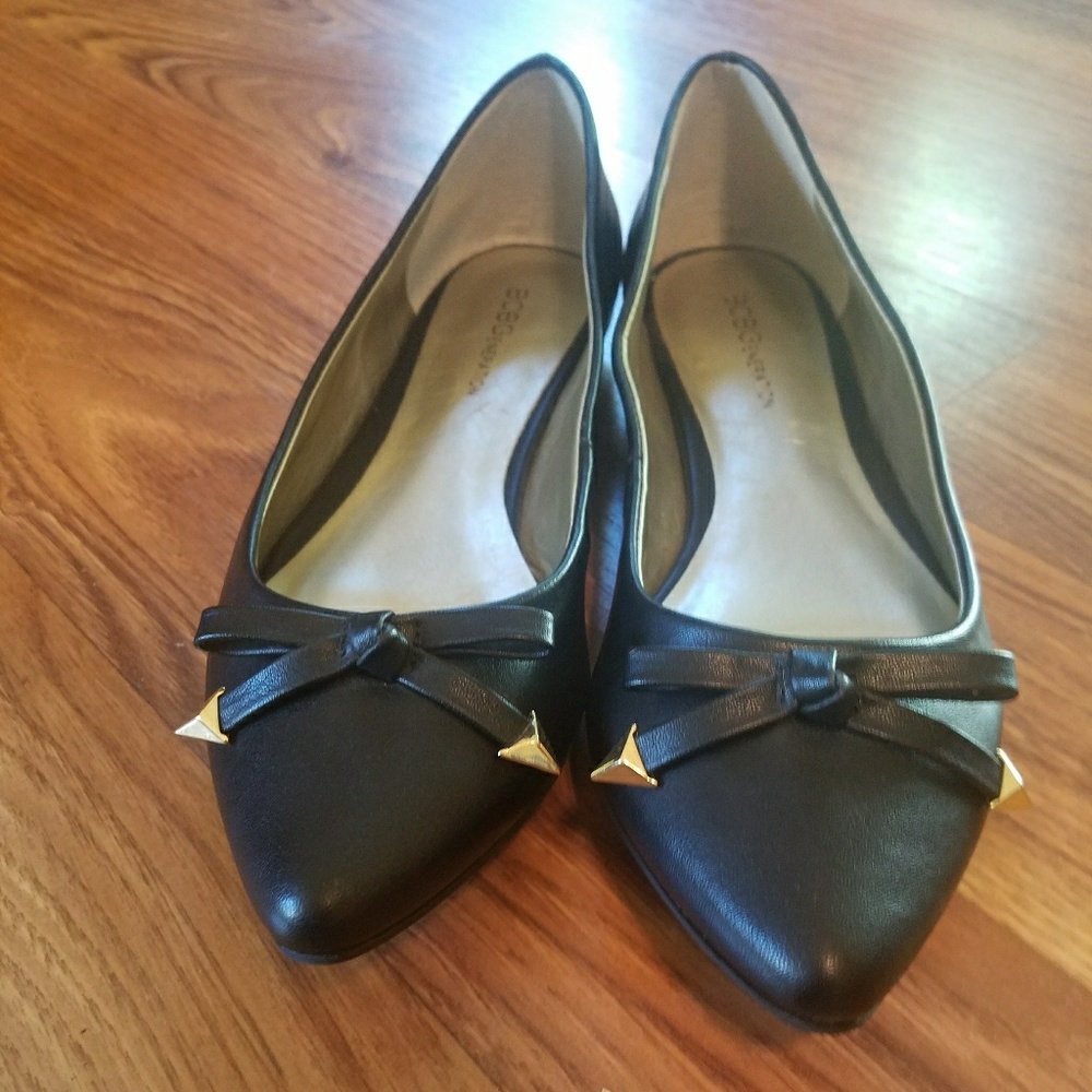 BcBg NEW Ephir Black flats Sz 7.5