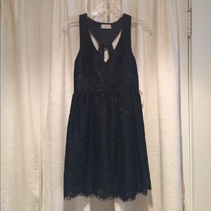 Black cocktail dress