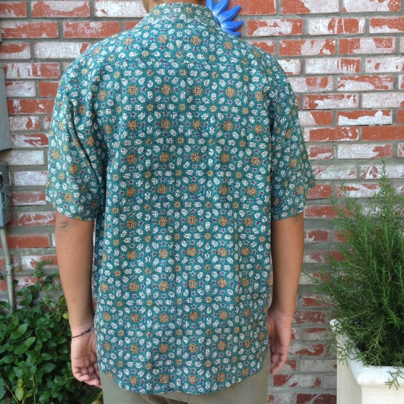 Patterned Button up - Picture 2 of 4