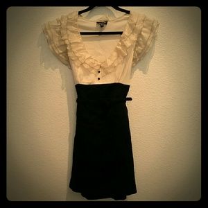 Gold and black dress