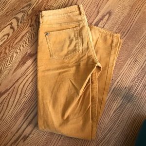 Mustard yellow corduroys