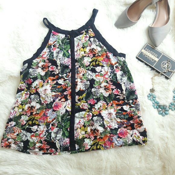 Anthropologie Tops - Anthropologie Elodie Floral Tank