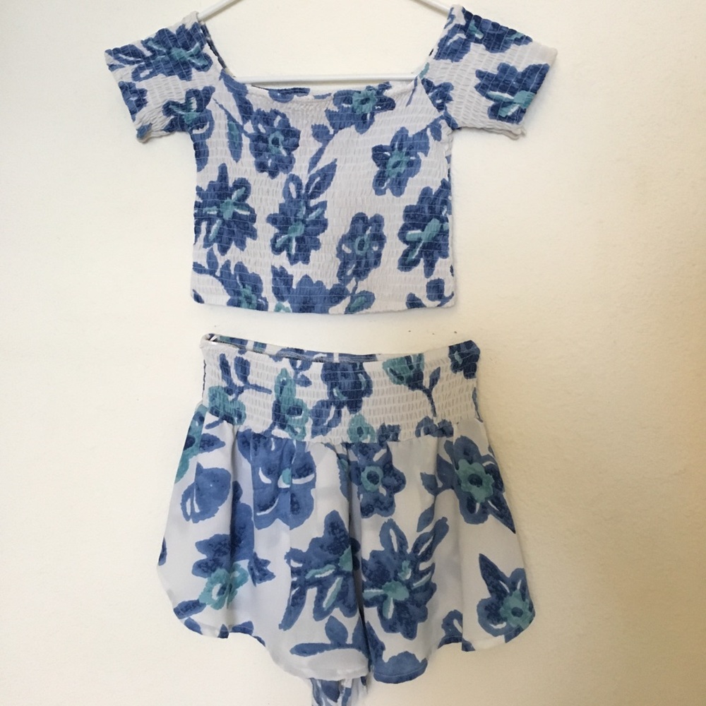 Two Piece Floral Set