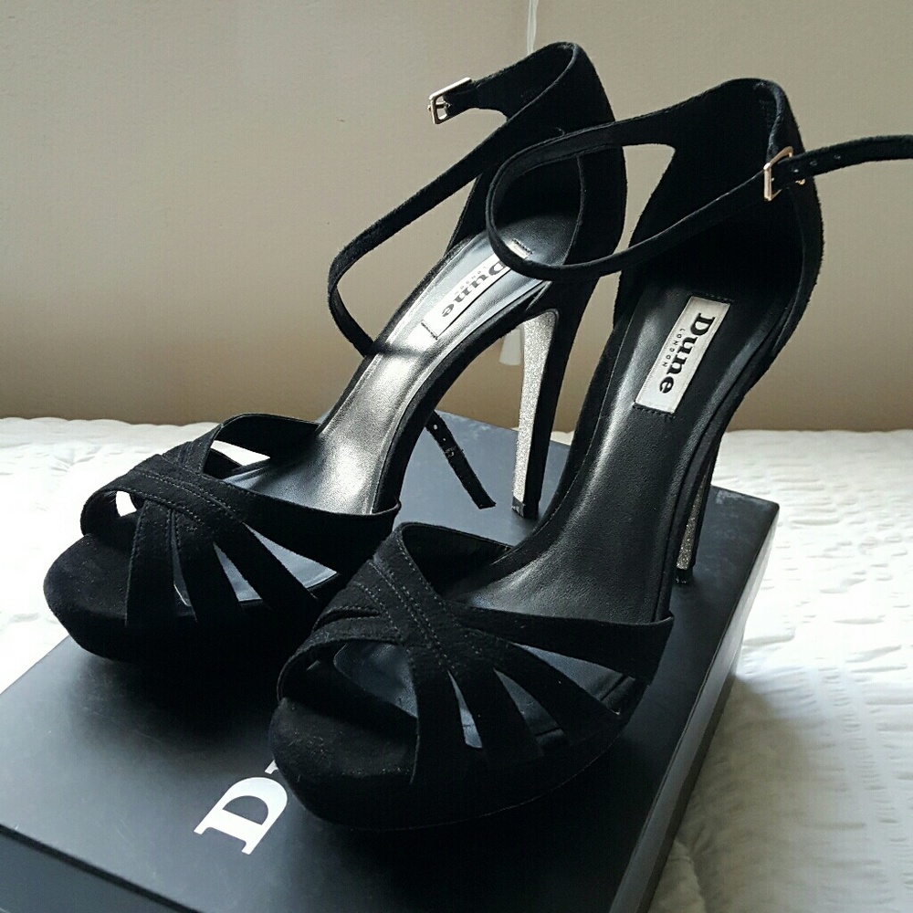 Dune - Suede platform heels -size 10