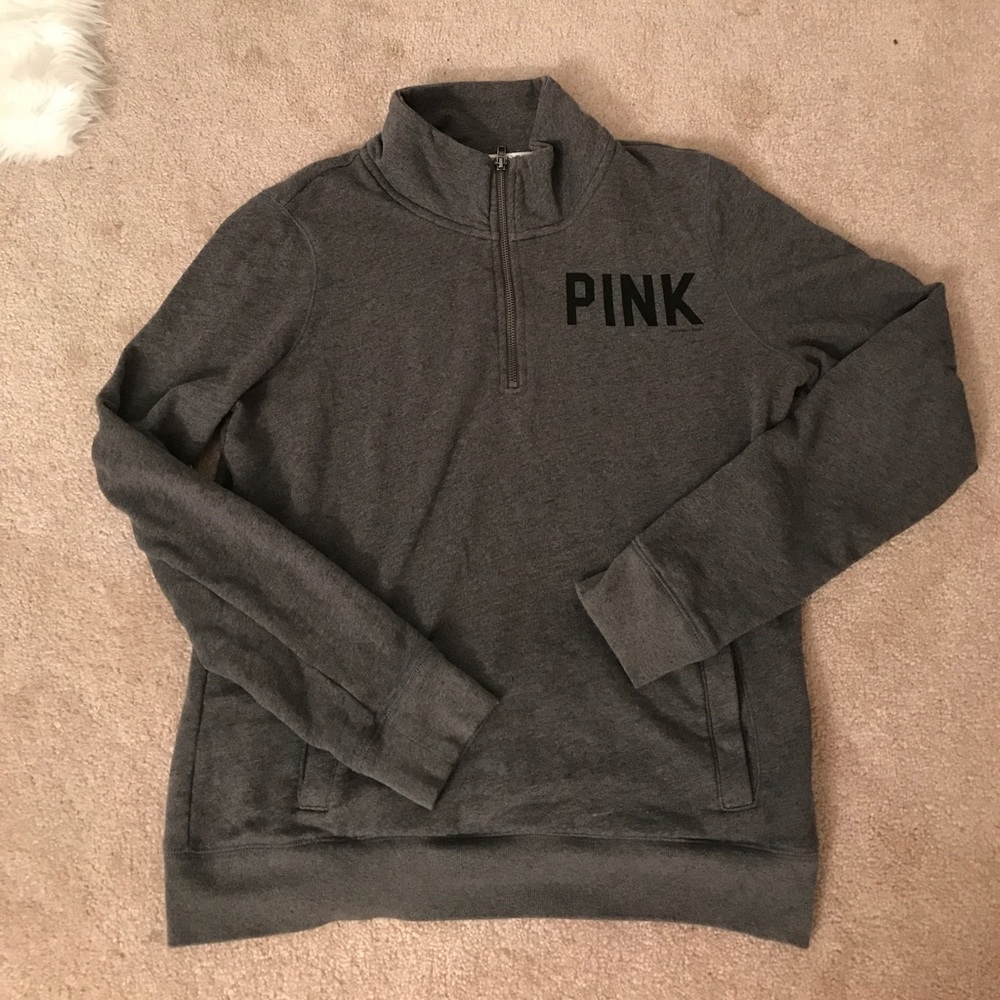 VS pink half zip