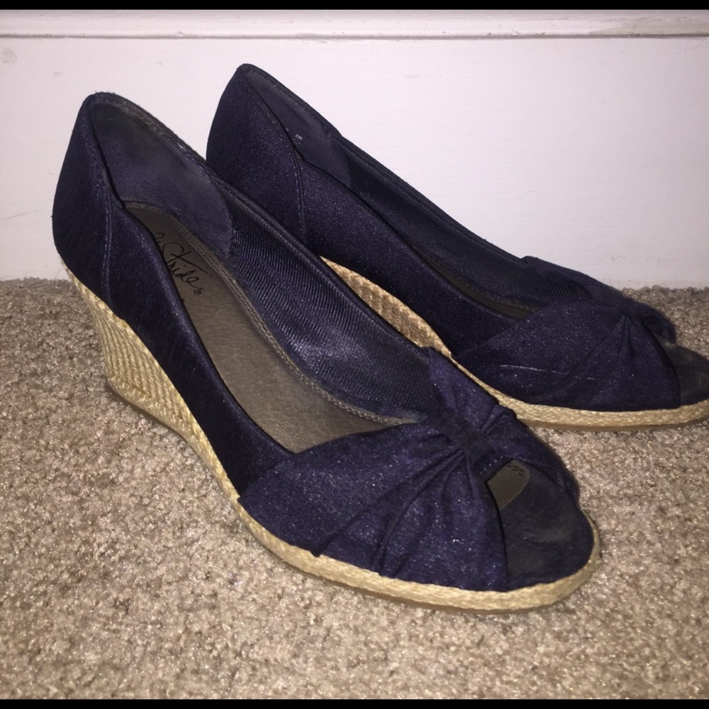 Wedges in blue 🌟