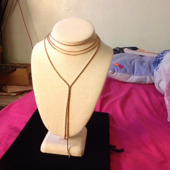 Drop necklace -Rosegold - Picture 3 of 5