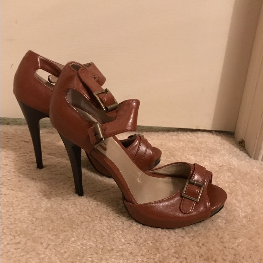 Brown heels