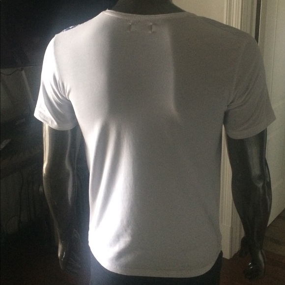 ZARA MAN - Graphic Tee w/design blocks - Picture 4 of 5