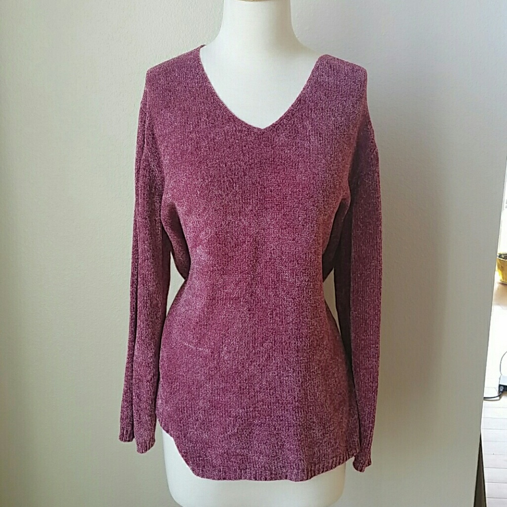 Maroon Spense Knits Sweater
