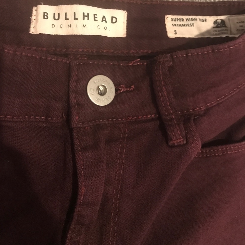 Bullhead super high rise skinniest size 3