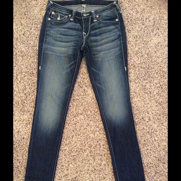 😍 True Religion Medium Wash Skinny Jeans - Picture 2 of 7