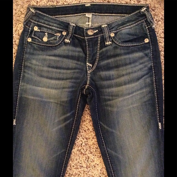 😍 True Religion Medium Wash Skinny Jeans - Picture 3 of 7