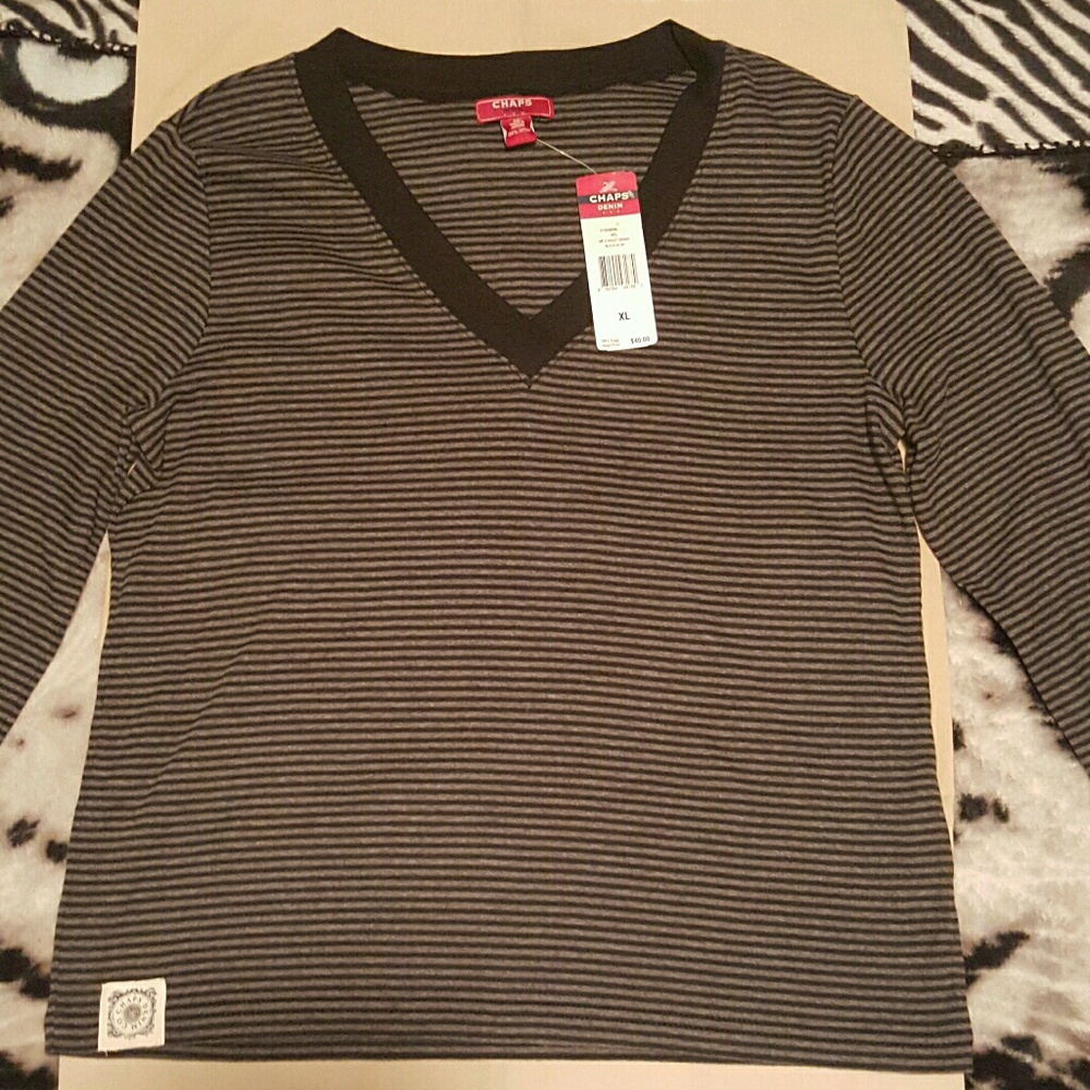 Women's Chaps 3/4 Sleeve Shirt