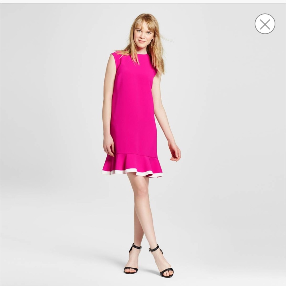 Victoria Beckham Target Line -- Pink Ruffle Dress