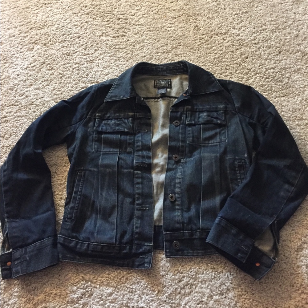 Lucky Brand Dark Wash Jean Jacket