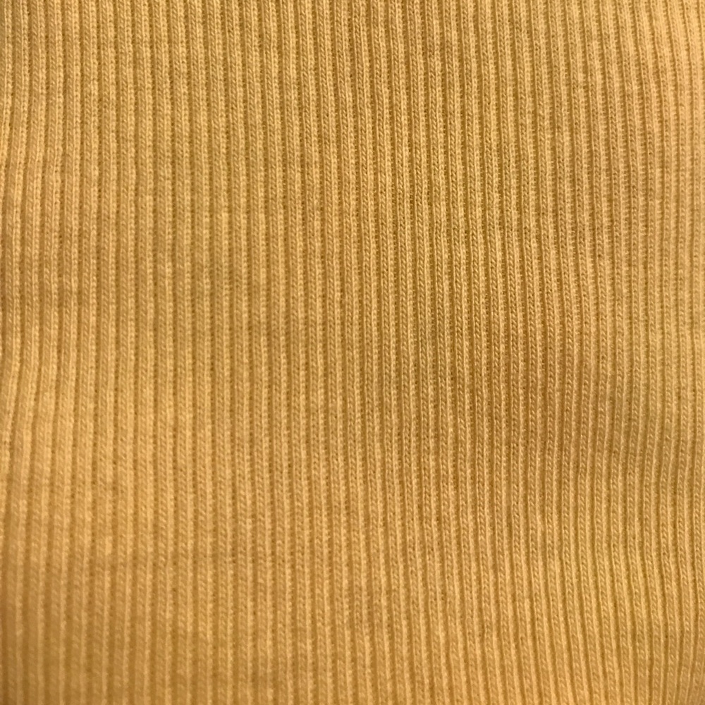 Yellow Ribbed Tank - Picture 3 of 3