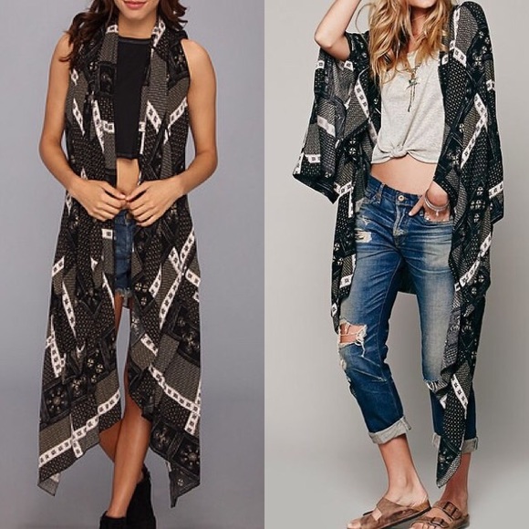 ✨RARE✨Free People Kimono Duster - Picture 1 of 3