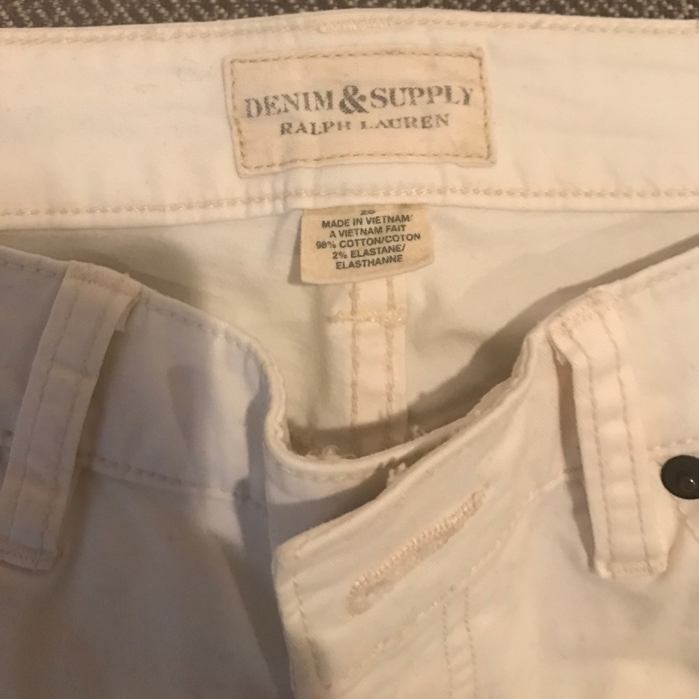 Pearl Ralph Lauren Jeans with zipper on the bottom